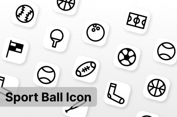 Ball Sport Icon: Graphics and Icons for Local Business