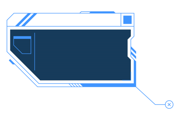 Cyber Callout for Infographic Screen. Sc Graphics
