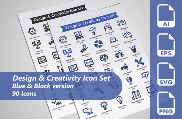 Design Creativity Icon Set