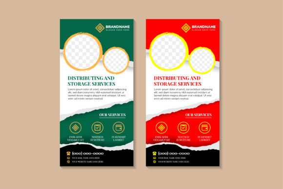 Distributing Vertical Banner: Graphics and Print Templates