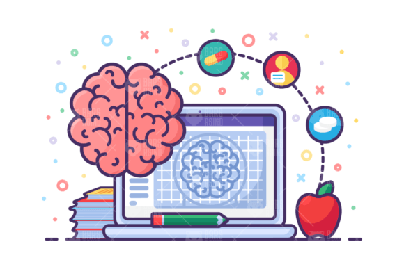 Medical Brain Research Graphics and Illustrations