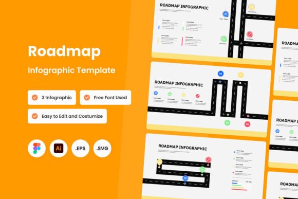 Review: Roadmap Infographic Template V2