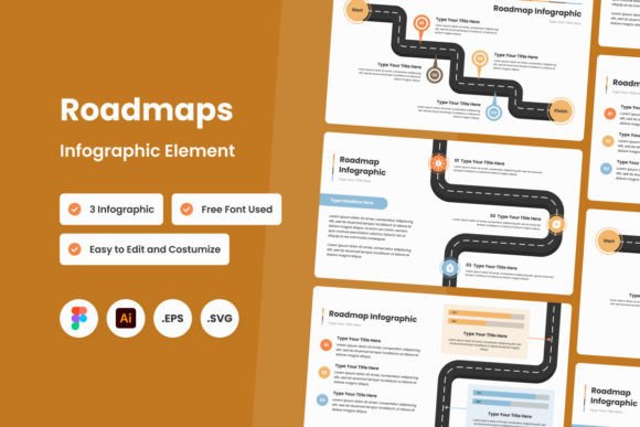 Review: Roadmaps Infographic Template V2