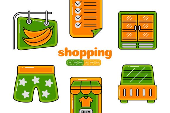 Shopping Vector Pack 04: Graphics and Icons for Creative Design