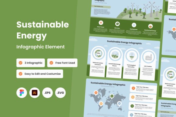 Sustainable Energy Infographic Template