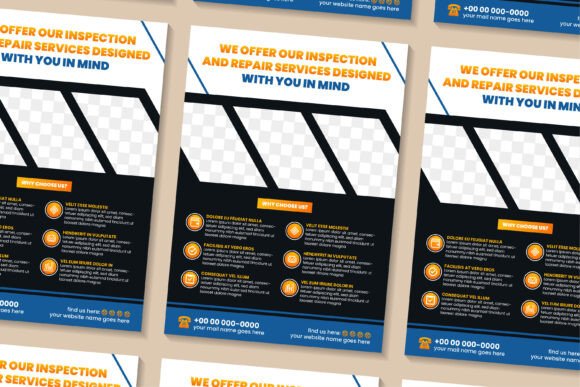 We Offer Our Vertical Flyer: Graphics and Print Templates
